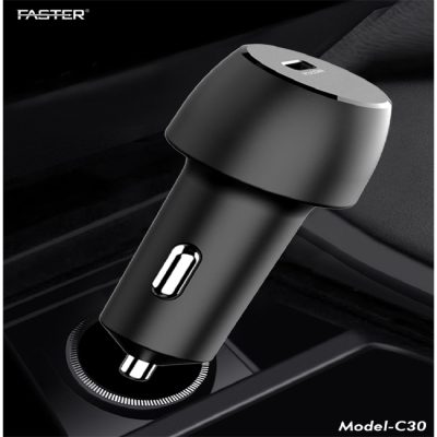 FASTER C30 PD30W Fast Car Charger