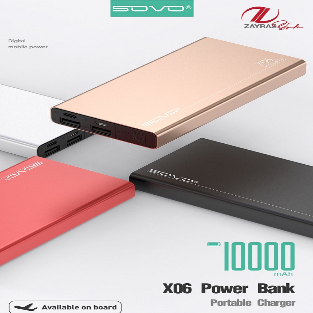 Sovo X06 10000 mah Powerbank