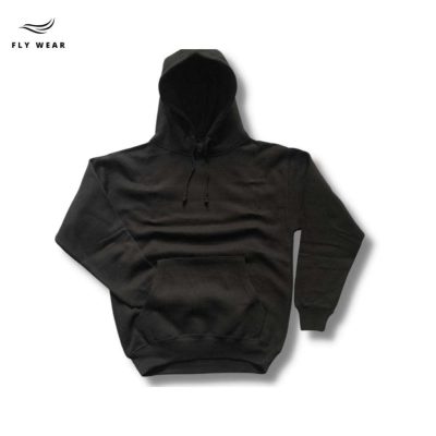 black fleece hoodie