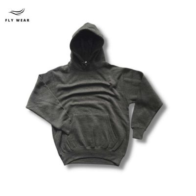 charcoal fleece hoodie