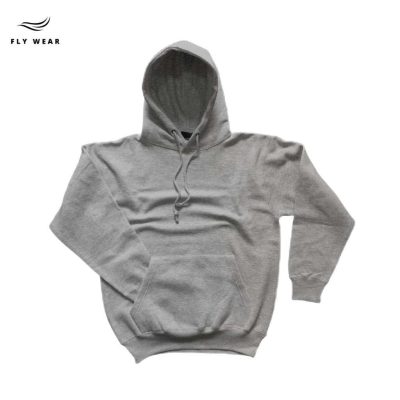 ash grey fleece hoodie