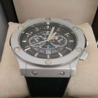 Hublot Wrist Watch Original Black Silver